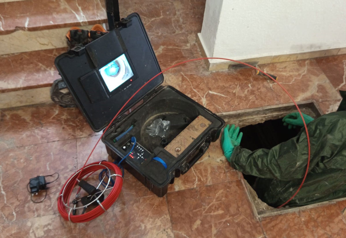 visualización tuberías cámara TV Sevilla